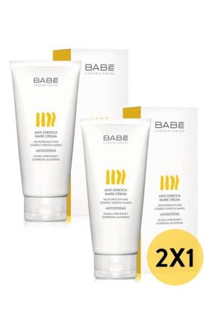كريم ميشط (MNZ-Babe Stretch Mark Cream) 200 مل 2 حزمة - Babe Laboratorios