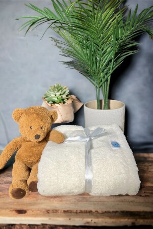 MNZ-Baby Blanket Welsoft مضادات البكتيريا Oeko-tex معتمدة 110x90 سم URZBTN01 - Urz Store