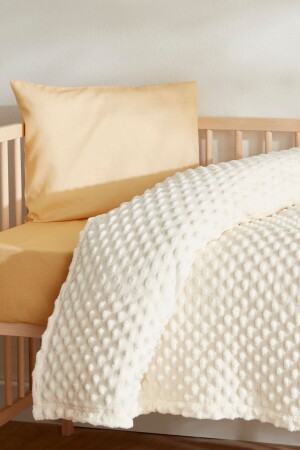 كتان من طراز MNZ-Baby Lily Ecru Bud 90x110 سم - Karaca Home