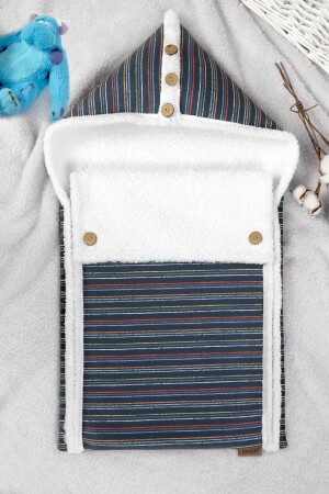 كيس نوم صبي خارجي (MNZ-Baby Outer Swaddle) غطاء سائل (Bb-503 E100BC158) - HAMUR