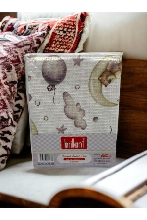 MNZ-Baby Printed Pique 100*130 سم - 100% قطن مُنير - Brillant