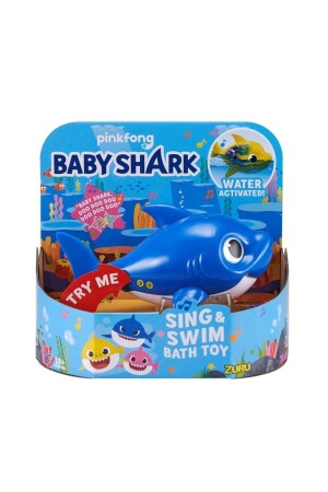 أسماك القرش الأزرق MNZ-Baby Shark مع صوت وسمعة السباحة Bah03000 BAH03000 - GIOCHI PREZIOSI