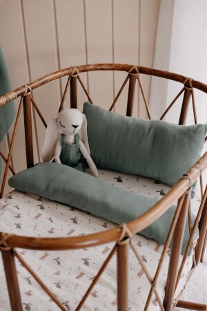 MNZ-Baby Size Muslin Duvet Cover Set (100x150) الغابات - Tba Collection