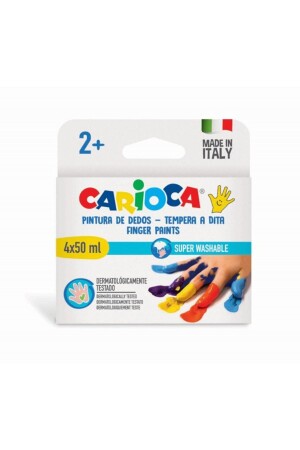 ملون أصابع (MNZ-Baby Super Washable Finger Paint) - 4x50gr CAR5 - Genel Markalar