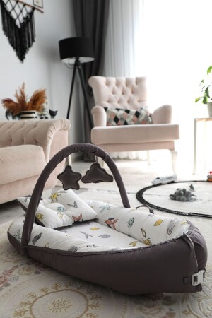 MNZ-Babynest + Baby Nest مع ألعاب الأنشطة BBN - Bebekonfor