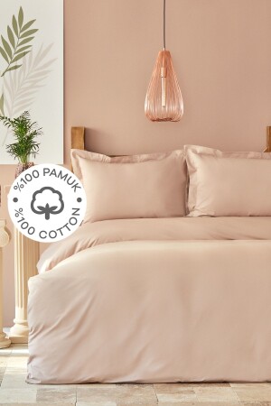 (MNZ-Back to Basic Powder) 100٪ قطن واحد غطاء غطاء غطاء 200 مجموعة 18. 01. 0062 - Karaca Home