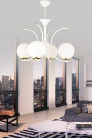 MNZ-Bade أبيض 4 قطع كرة الأرض البيضاء الزجاج الصعودية المواجهة للكرآسي الفاخر الحديثة TYCZUY2RJN16887 - Kraliçe