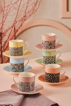 كوب قهوة من طراز MNZ-Bali Set للستة أشخاص 80 ملي 153 03. 05. 0125 - Karaca