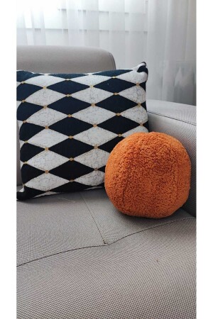 MNZ-Ball Throw Pillow Pillow 1 طلاء صغير (25 سم) Welsoft - Oneplise