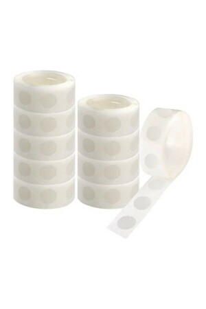 شريط ملصق من طراز MNZ-Ballon مضاعف الجانب 100 قطعة 1-2 سم - Selens Party