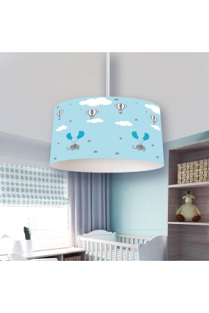 MNZ-Ballon Elephant Patterned Pendant Lamp شمعة BHA1258 - Genel Markalar