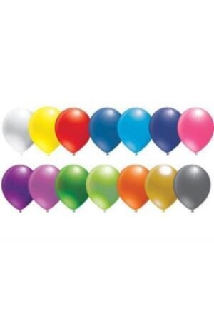 MNZ-Balloon 10 Inc غير مطبوعة مزيج من اللون البستيل 100 قطعة 8697426900438 - Party