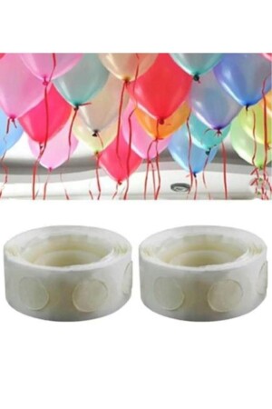 شريط ملصق من طراز MNZ-Balloon مضاعف الجانب 100 قطعة - Beysüs