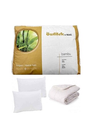 مجموعة من القماش من الخيزران (MNZ-Bamboo Duvet+Pillow Set) (2pcs) مزدوجة EVTYRGÖZDL00018 - Özdilek