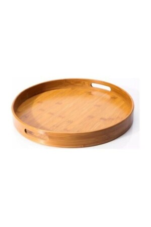 (MNZ-Bamboo Round Tray) 40 كم بتي040 - Genel Markalar