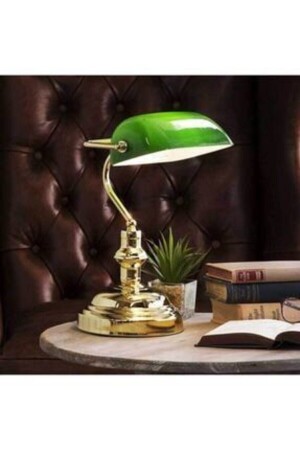 مصباح طاولة MNZ-Banker مصباح مكتب ديكوراتي من نوع قديم - Horoz Elektrik