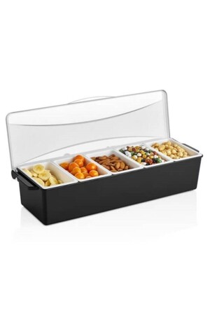 حاويات MNZ-Bar 5 قطاعات حاويات التخزين مع القوارب ALK-ZCP-305 - Genel Markalar