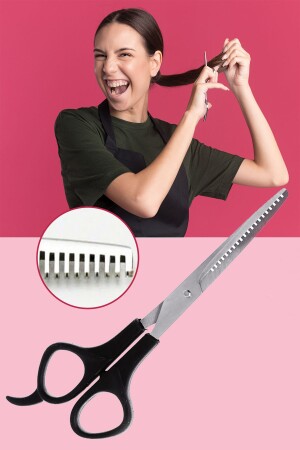 مقصات صاغرة الشعر من طراز MNZ-Barber 6 سم - Uniquem