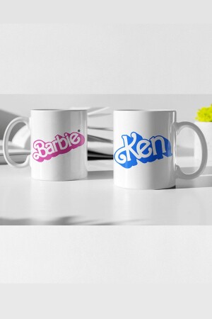 MNZ-Barbie & Ken Mug Glass Pop5329 - POPULUS