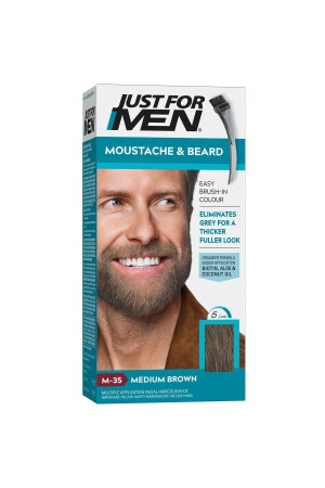 MNZ-Bard & Mustache Dye متوسط البني 8680937004023 - Just For Men