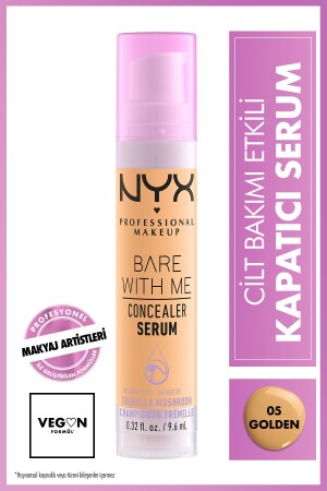 MNZ-Bare مع لي مخفيف السيروم 05 ذهبية - Nyx Professional Makeup
