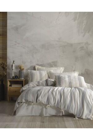 MNZ-Bari 100% القطن مزدوج الطبيعي غطاء غطاء المنتج M-099-01-001-01 - ZEBRA CASA