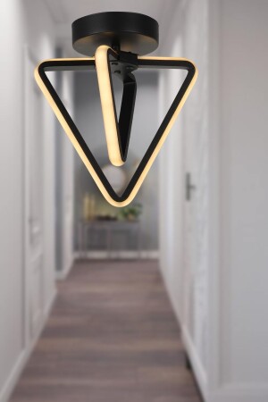 MNZ-Barış 3 لون LED التصوير السقف واحد شمعة سوداء 300 002 0095 51 - Begüsa