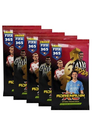 MNZ-Başel Toys FIFA 365 2024 بطاقة تداول 5 حزمة 06391 - Panini
