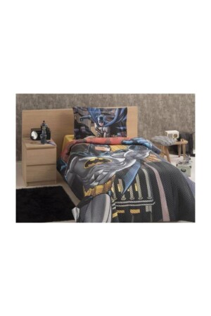 MNZ-Batman الصفراء واحدة المرخصة كواليت الأطفال غطاء غطاء مجموعة 450808 - Özdilek