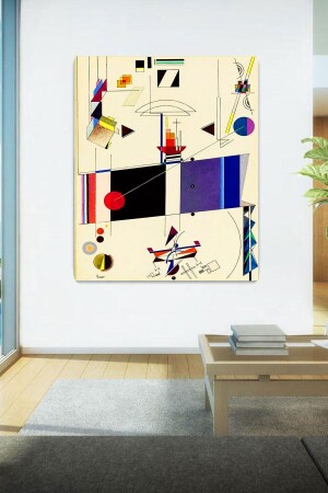 MNZ-Bauer هندسة القماش الطباعة 100x140 سم BAURGMTRİ012 - ColorVision