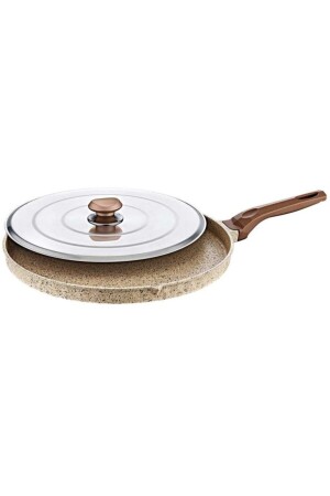 MNZ-Bazlama Pancake Fish Pan سكة معدنية 34 سم Kumbeji OMS3293KB - Oms