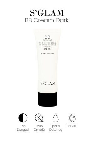 كريم MNZ-Bb Spf 30 مظلم 50ml - S'glam