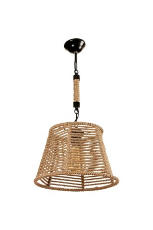 MNZ-Begonia Bitra فخمة الحبل مصباح معلق (أسود) VK. 1269 - VK HOME AYDINLATMA