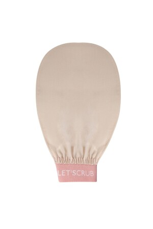 MNZ-Beige مبرمجة حمام الاستحمام المرنقة المفرطة الميتا 100% حرير الفلوس للمرأة والرجال Beigelastiklikese - LET'SCRUB