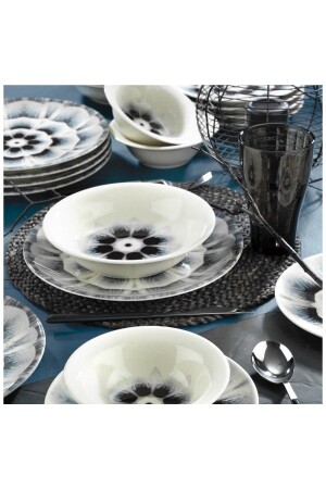 MNZ-Beige Nano 48 قطعة عشاء مجموعة ل 12 شخص 89014 KTHNCHR48Y289014 - Kütahya Porselen