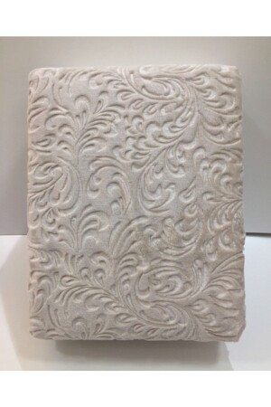 MNZ-Beige جاقارد مزدوج غطاء لف لفائط ملونة صلبة جاقارد مزدوج - Sarar