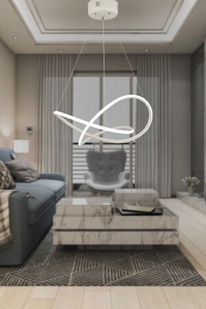 مصباح عوداء أبيض MNZ-Belina 48 وات مصباح مكتب 3 ألوان LED مطبخ جديد حمام أدى غرفة المعيشة مصباح عوداء 11287-01-WH - Apliqa