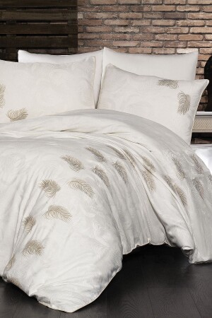 MNZ-Belissa غطاء القطن المزروعات من الساتين غطاء القماش مجموعة NPT-NT-R-0244 - Nazik Home