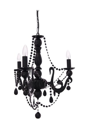 (MNZ-Bella) الستري ثلاث قطع شرفة حجر البلور الأسود 3340-25-03 - Umur Aydınlatma