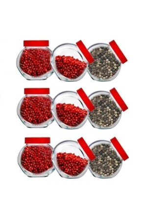 ميني جرة العطور من طراز MNZ-Bella مجموعة 9' مجموعة 80386 048oa PB80386-3 - Paşabahçe