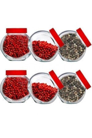 MNZ-Bella Mini Spice Jar Set من 6 80386 048oa PB80386-2 - Paşabahçe