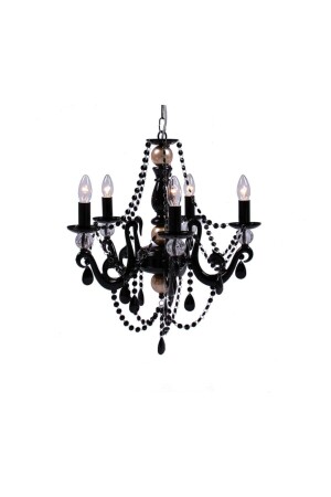 MNZ-Bella Retro 5 قطع شمعة ذهبية سوداء 3340-25-29-05 - Umur Aydınlatma