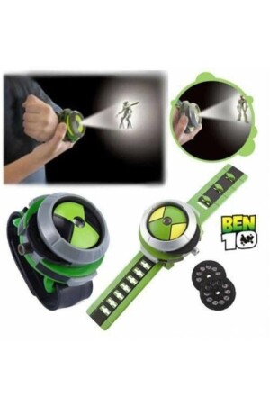 MNZ-Ben 10 Omnitrix إضاءة لعبة شخصية بن عشرة ساعة يد الأطفال RA2688 - Realx
