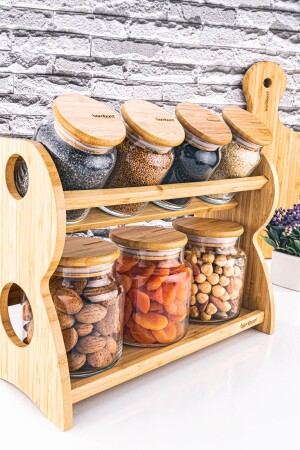 MNZ-Bench - 8 قطعة 2 مستوى إعداد وعاء العطور مع منصة هوريستنتال B4633 - Bambum