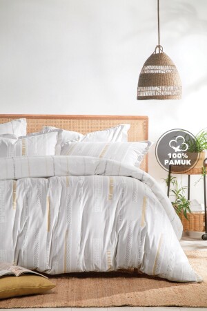 مجموعة غطاء غطاء مزدوج MNZ-Bennett Ranforce - صفراء - Yataş