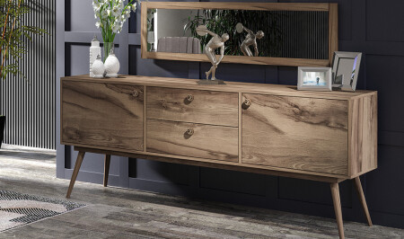 مُتَشَدّد (MNZ-Bentley Walnut Console) - Cadde Yıldız