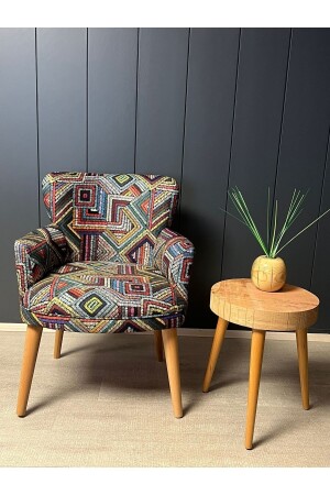 MNZ-Bergere Sofa Single Cafe Office بالكوني كافي جاردن الطباعة الرقمية كافي بيرجرسيري - Azra Mobilya