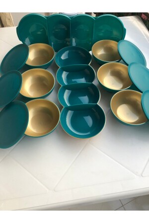 MNZ-Berrak 6 قطع Bowl ووجبات خفيفة Set Setoyk مع غطاء - Tupperware