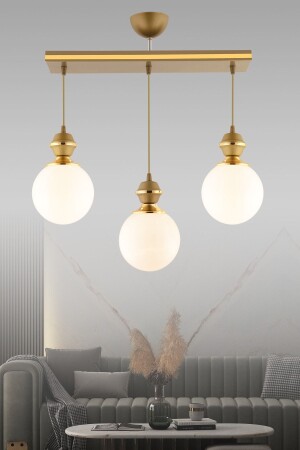 MNZ-Berru 3 Piece فاتنة القديمة الذهب الذهبي الإضاءة الحديثة 9 - GYK LİGHT