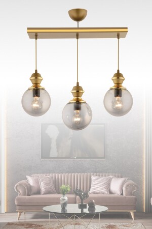 MNZ-Berru 3 قطعة عرض قديم الذهب الذهبية الإضاءة الحديثة TYC00544193173 - KUZEY AYDINLATMA